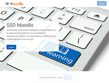 Tablet Screenshot of moodle.ssdmo.org